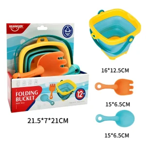 Set De Playa Juguete Arena Infantil Balde Plegable + Accesorios