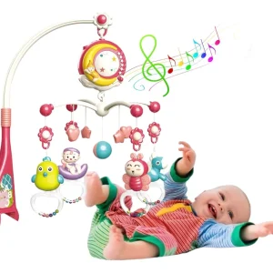 Móvil Para Bebé Musical Con Luces Proyección Y Temporizador