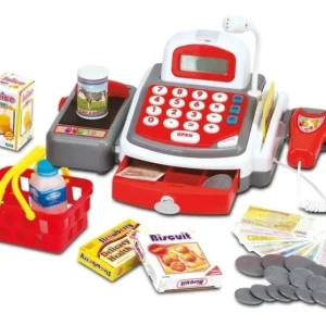 Caja Registradora Juguete Para Niños Con Accesorios Y Sonido