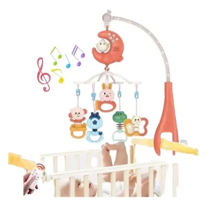Móvil De Bebé Musical Con Lampara Y Control Remoto