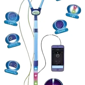Micrófono Karaoke Infantil Doble Con Luces