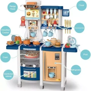 Cocina De Juguete Con Accesorios 1 Metro Altura