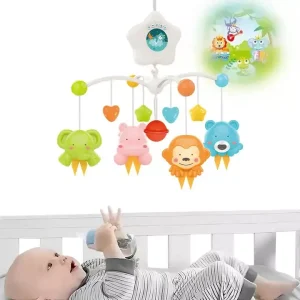 Móvil De Bebe Proyector Musical De Animales