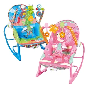 Mecedora Vibradora Musical 2 En 1 Para Bebe