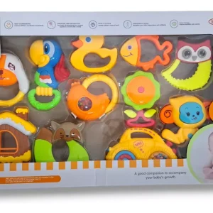 Set De Sonajeros Mordedor Para Bebés