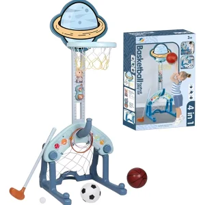 Aro De Juguete Basketball Infantil Regulable 4 En 1