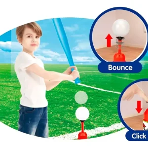 Kit De Beisbol Y Pelotas De Plástico Para Niños Con Soporte
