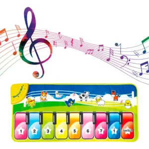 Alfombra Tapete De Piano Musical Para Bebés Con Figuras