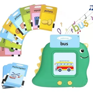 Maquina Aprendizaje Con Tarjeta De Vocabulario Español E Ingles