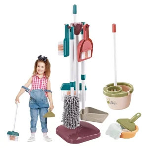 Juguete De Limpieza Para Niños Set De Aseo Didáctico