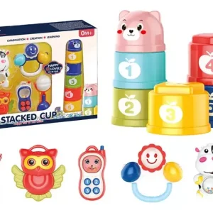 Set De Sonajeros Mordedor Para Bebés De Animales