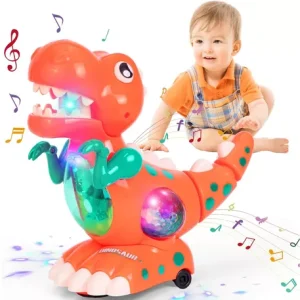 Dinosaurio Didáctico Con Luces, Sonido Y Movimiento