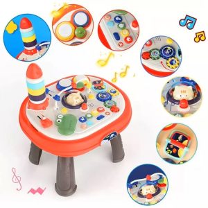 Mesa Didáctica Con Música Y Actividades Para Niños